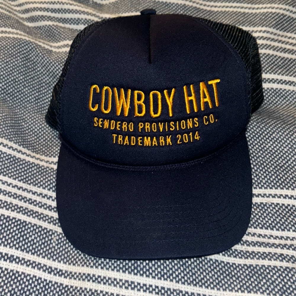 Sendero Provisions Cowboy Hat trucker hat. Unisex!